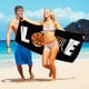 thumbnail image 5 of Microfiber Beach Towel Super Colorful Bath Towel Sandproof Beach Blanket Multi-Purpose Towel For Travel Swimming Pool 30x60 Inch, 5 of 8