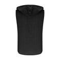 thumbnail image 5 of BiZtdJrK Sleeveless Hoodies for Men Casual Slim Fit Zip-Up Drawstring Hooded Workout Tank Tops Summer Casual Muscle Vest Tanks Black XL birthday gifts, 5 of 7