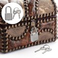thumbnail image 2 of 5 Sets of Treasure Box Lock with Key Plastic Lock Kids Toy Box Padlock Treasure Chest Lock Accessory, 2 of 4