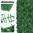 thumbnail image 2 of 12 Artificial Milano Leaf Hedge Panels, Green Wall 20" X 20" Indoor Garden Backsplash, 2 of 5
