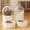 Beige, variant on Cat Feeder and Water Dispenser in Set with Pet Food Bowl,Gravity Dog Waterer and Food Feeder for Small Medium Dog Cat Puppy Kitten Large Capacity(1L,Beige)