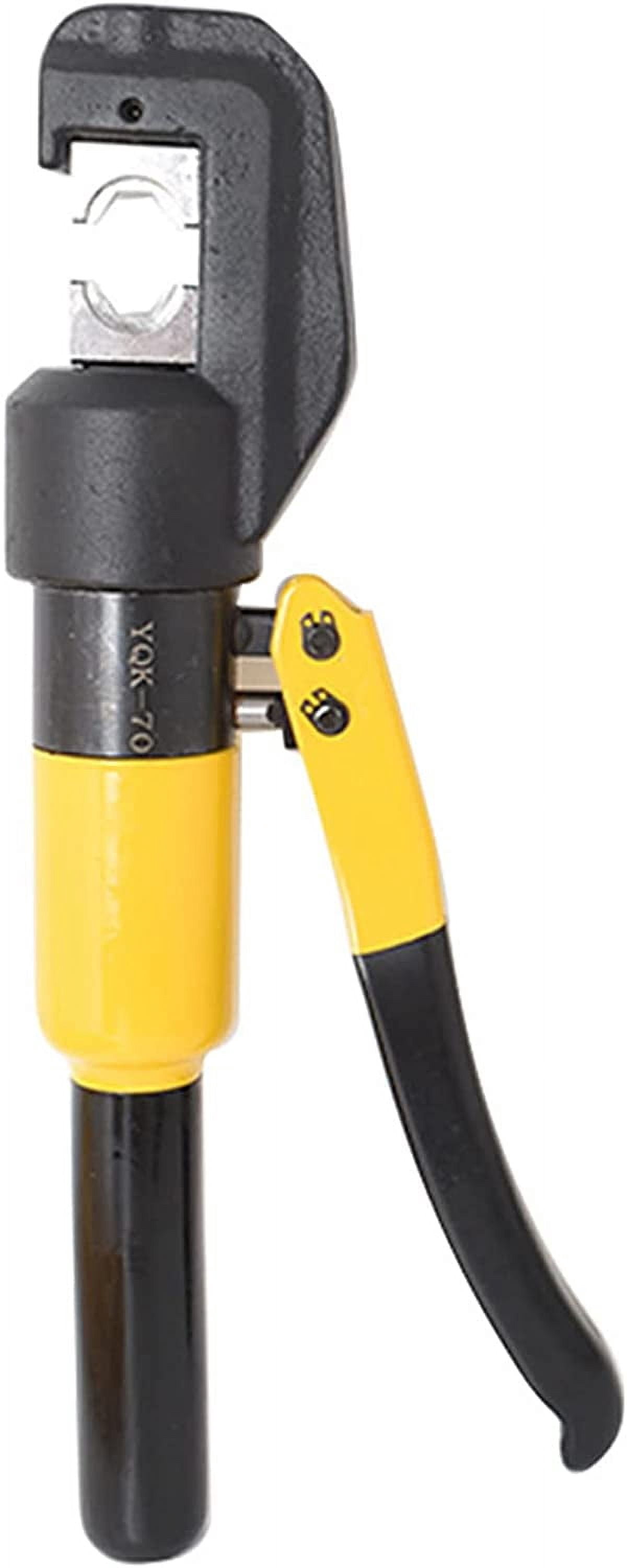ALL-CARB 6 Tons Hydraulic Wire and Cable Lug Terminal Crimping Connection Tool with 9 Pairs of Dies