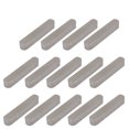 thumbnail image 1 of Unique Bargains 45mmx8mmx7mm 304 Stainless Steel Key Stock Keystock Round Ended 14pcs, 1 of 2