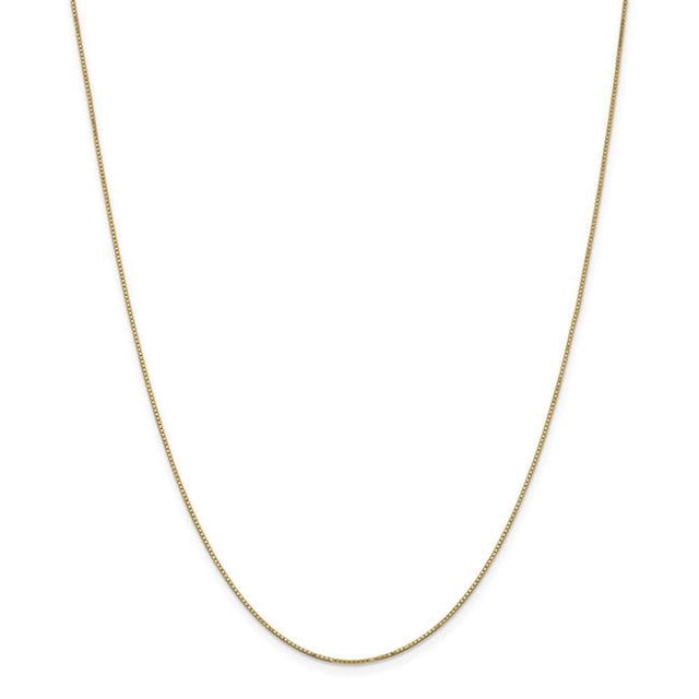 Chaîne en Or Jaune 14K 0,9 mm x 20 Po avec Anneau à Ressort