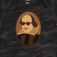 thumbnail image 4 of Inktastic Funny Rockin' Shakespeare Boys or Girls Baby Bodysuit, 4 of 5