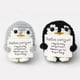 thumbnail image 2 of Penguin Crochet Doll with Positive Card - Cute Crochet Doll Gray, 2 of 5