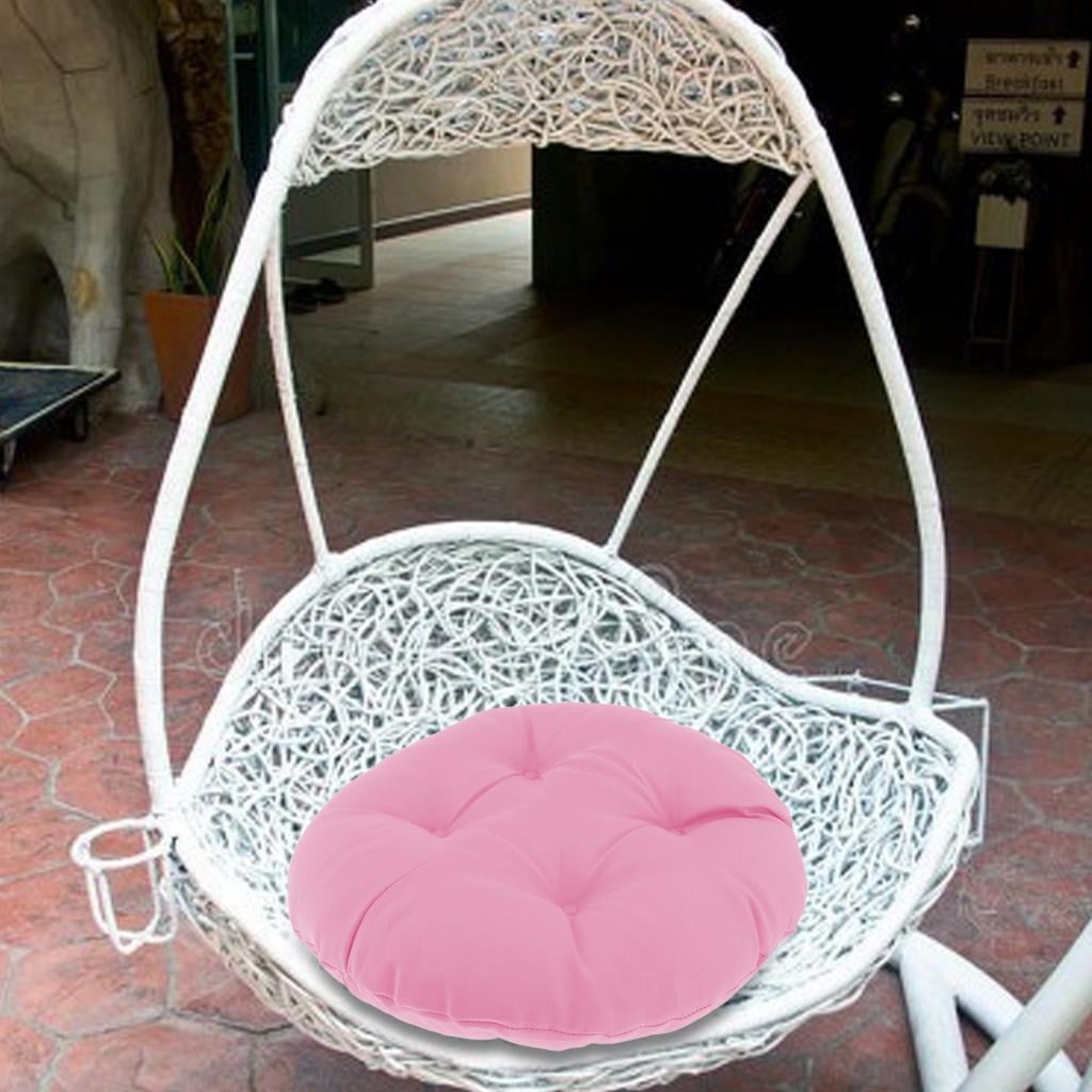 Miulika Hammock Chair Cushion Outdoor Seat Cushion Thick Removable Swing Chair Pad Garden Chair Mat for Patio Porch Household Balcony pink