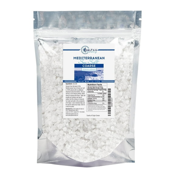 Mediterranean Sea Salt, Coarse Grain 1 lb.
