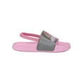 thumbnail image 2 of Minions Fluffy Slide Sandal with Back Strap (Toddler Girls), 2 of 6
