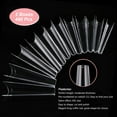 thumbnail image 7 of Extra Long Coffin Nail Tips, FITDON 480pcs XXL Long Ballerina False Nail Tip, 2 Boxes, 7 of 7