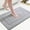 Grey, variant on Smiry Microfiber Bathroom Rugs, 16"x24" Soft and Absorbent Bath Rugs, Non-Slip Machine Wash bath mats, Beige
