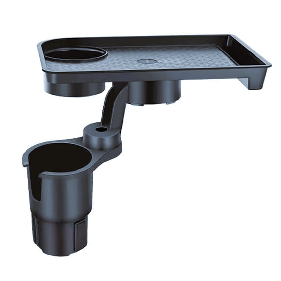 Adjustable Car Cup Holder 360°  – Multi-Functional Drink Holder with Snack & Food Tray for Cars