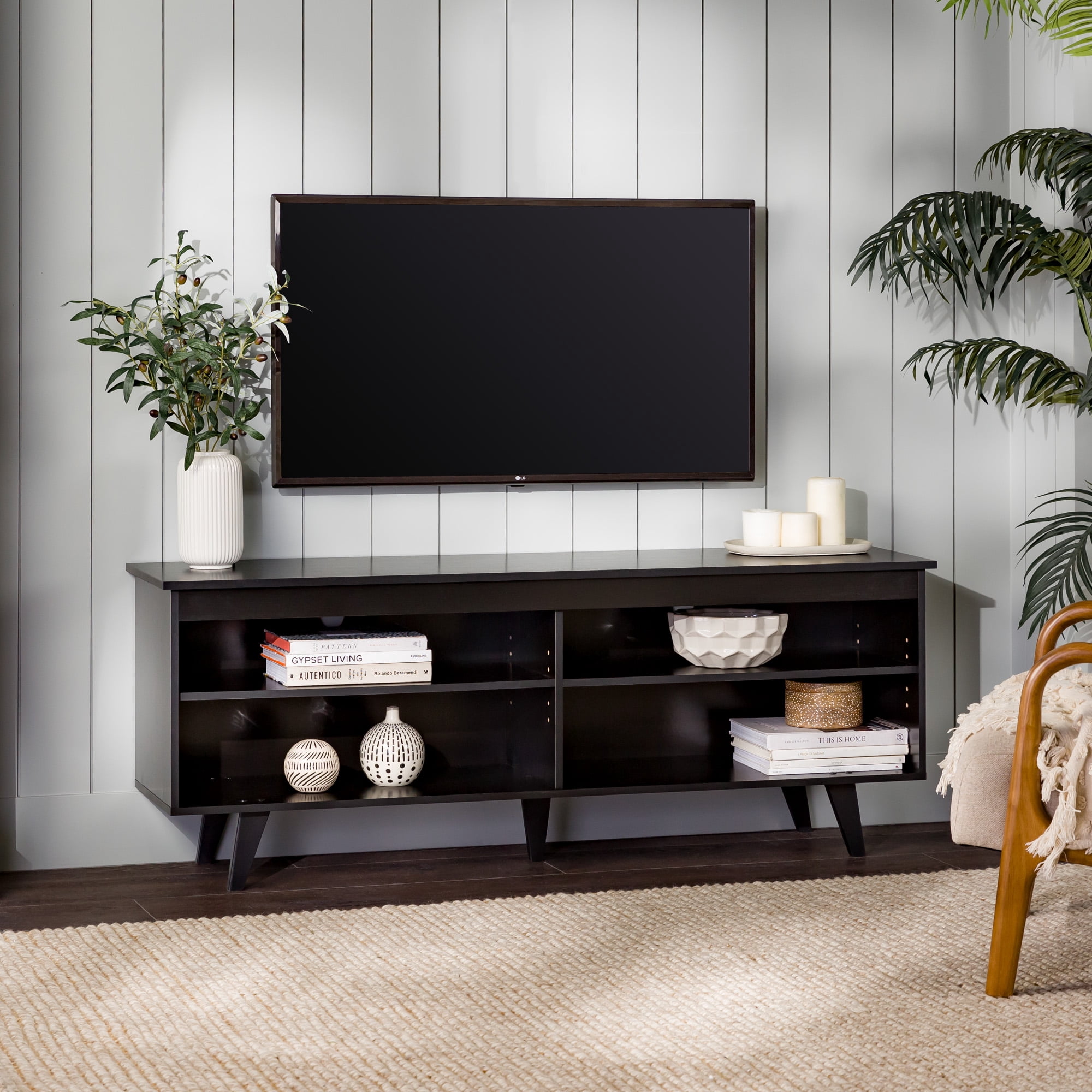 Desert Fields Mid-Century Modern TV Stand Console for TVs up to 65"