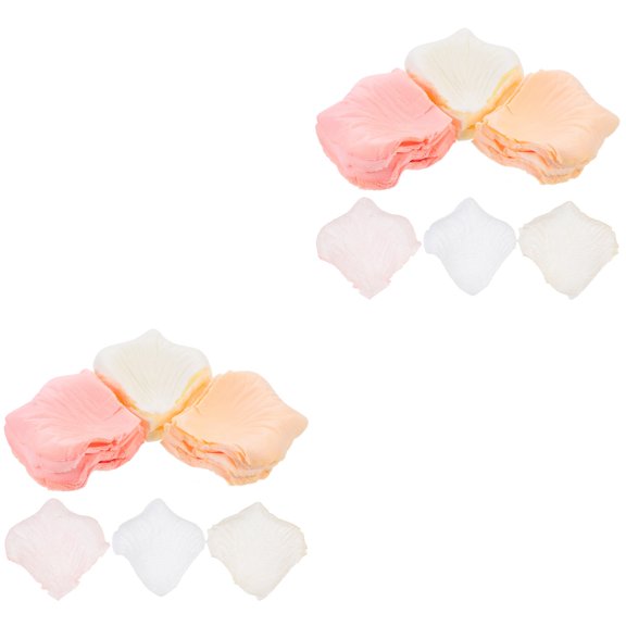 FOMIYES Imitation Rose Petals Assorted Color Premium Silk for Decor 600Pcs