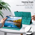 thumbnail image 4 of XYX for Redmi Pad 10.61 inch Case, PU Leather Slim Folio with Multi-Angle Stand - Green Lily Flower, 4 of 7