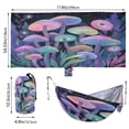 thumbnail image 2 of Hanging Hammock Portable Travel Camping For Outdooor Beach Camping Hiking Mushrooms with Eyes, 2 of 8