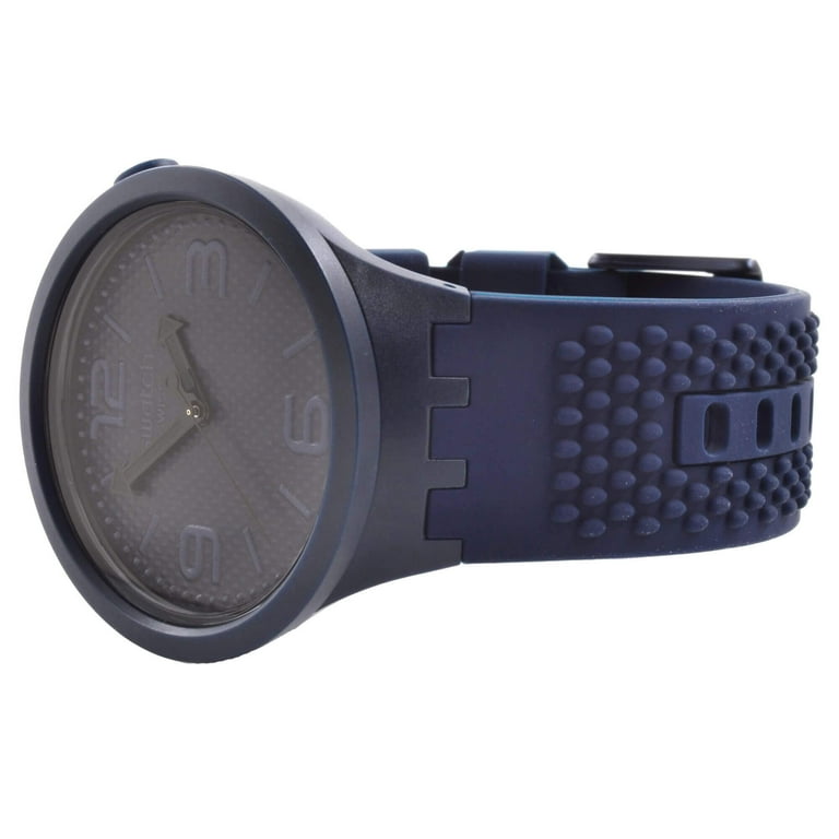 Swatch SO27N100 Men's Big Bold Bbnavy Blue Dial Rubber Strap