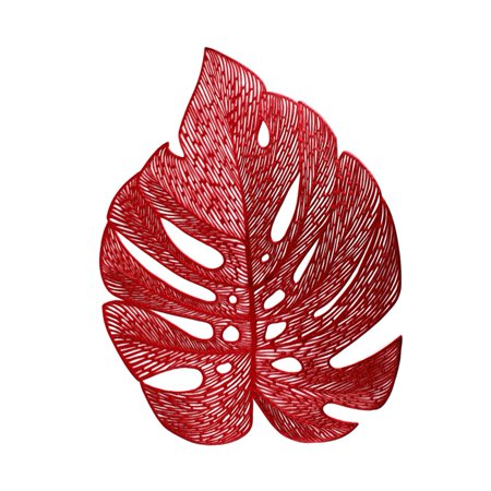 

Creative PVC Placemats Heat Resistant Non Slip Drink Mat Table Tea Coffee Cup Pad for Dining Table Kitchen Decor Accessories Red