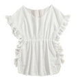 thumbnail image 1 of Odeerbi 8-12 Años Traje de Baño de Una Pieza Para Niñas Verano Traje de Baño de Lentejuelas Con Short Traje de Baño Hawaiano de Manga Corta Y Color Sólido, 1 of 6