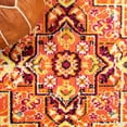 thumbnail image 4 of JONATHAN Y MODERN PERSIAN 2 x 8 Runner Rug, Brooklyn Geometric Medallion - Orange/Blue, MDP207D-28, 4 of 9