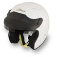 thumbnail image 2 of Zamp ZAMH752001M SA2015 JA-3 Open Face Helmet, White - Medium, 2 of 2