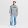 thumbnail image 3 of Men's Fanatics Heather Gray Detroit Lions Direct Handoff Legacy Pullover Sweatshirt, 3 of 5