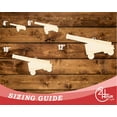 thumbnail image 3 of Unfinished Wood Cannon Shape | DIY Craft Cutout | up to 46" DIY 36" / 3/4", 3 of 3