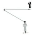 thumbnail image 4 of BELOVING Bras de Microphone de Diffusion Support de Bureau Rotation Robuste à 360 Degrés pour Podcast Blanc, 4 of 10