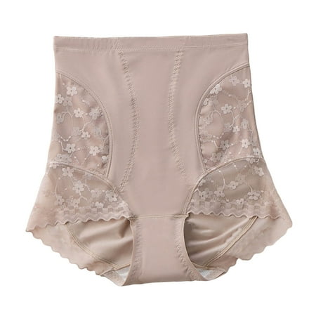 Icvfdpl Underwear For Women High Waist Non Silk Bactericidal Lightweight Soft Breathable Women S Panties Khaki L