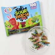 SOUR PATCH KIDS Big Kids Individually Wrapped Soft & Chewy Gummy Easter Candy, 100 Pieces