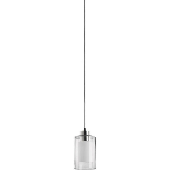 1 Light Pendant in Bailey Street Home Home Collection Style 5 inches Wide By 9.25 inches High-Satin Nickel Finish Bailey Street Home 183-Bel-3400133