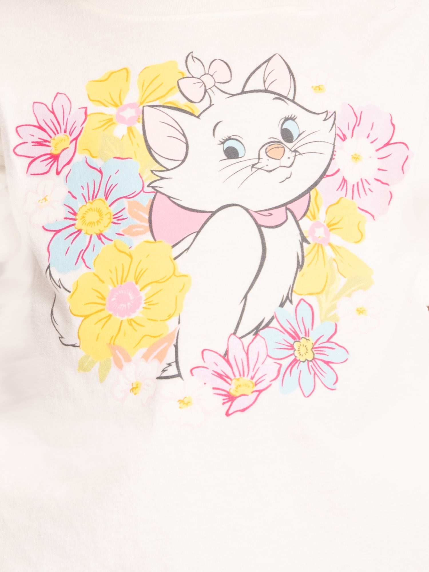 Disney Classics Marie Toddler Graphic Crewneck Tee with Short Sleeves, Sizes 12M-5T