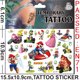 thumbnail image 5 of Pegatinas de tatuajes de dibujos animados de Super Mario Bros, Luigi, Yoshi, Bowser, periféricos de Anime, pegatinas de moda para niños, juguetes interactivos, 5 of 5