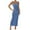 Blue, variant on Nmnitkp Crochet Cover Up for Women Knit Swimsuit Coverups Hollow Out Sleeveless Swim Coverup Summer Beach Dress