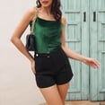 thumbnail image 4 of Ruyang Summer Tops for Women, Ladies Sleeveless Vests Round Scoop Neckline Swing Vest Tops Loose Fit Tanks Casual Tees Spaghetti Strap Camisole, 4 of 9