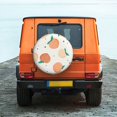 thumbnail image 3 of ZNDUO Cartoon Peach Fruit Pattern Spare Tire Cover, Universal Spare Tire Wheel Covers 16 inch, 3 of 8
