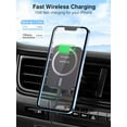thumbnail image 6 of ExtreLife Magnetic Car Mount Charger Compatible for iPhone 17/16/15/14/13/12, 15W Fast Wireless Charging, 360°Adjustable Air Vent Phone Holder, 6 of 7