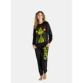 thumbnail image 2 of The Grinch Women’s Minky Fleece Graphic Sleep Top, Sizes S-3X, 2 of 5