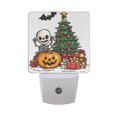 thumbnail image 6 of Yayeee LED Night Light for The Home Plug in With Light Sensors 2 Pack, Green Cute Halloween Trees, 6 of 6