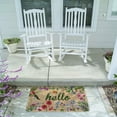 thumbnail image 4 of Nutksea Hello Floral Decor Door Mat - Farmhouse Welcome Mats Outdoor Colorful Flowers Doormat Non Slip Rubber Floral Decorative Front Door Mats Indoor Rug 17" x 30"…, 4 of 5