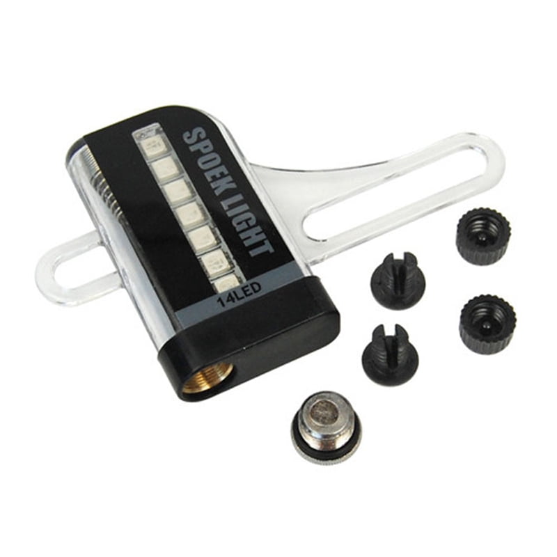 14 LED Motorcycle Cycling Bicycle Bike Wheel Signal Tire Spoke Light 30 Changes