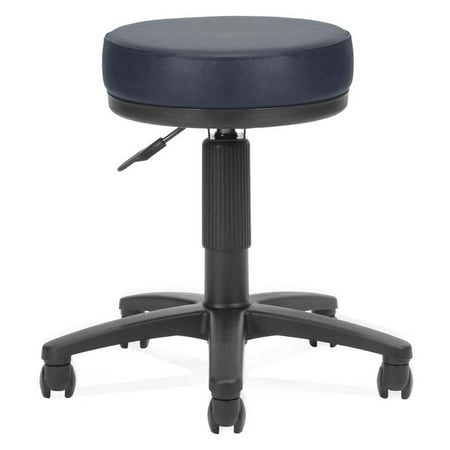 Navy Faux Leather - Scranton & Co Faux Leather Adjustable Utilistool in Navy