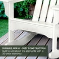 thumbnail image 4 of Hanover All-Weather Adirondack Rocking Chair in White, 4 of 10