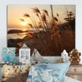 thumbnail image 2 of Designart "Sunset Breeze on the Beach II" Nautical & Beach Metal Art Print, 2 of 5