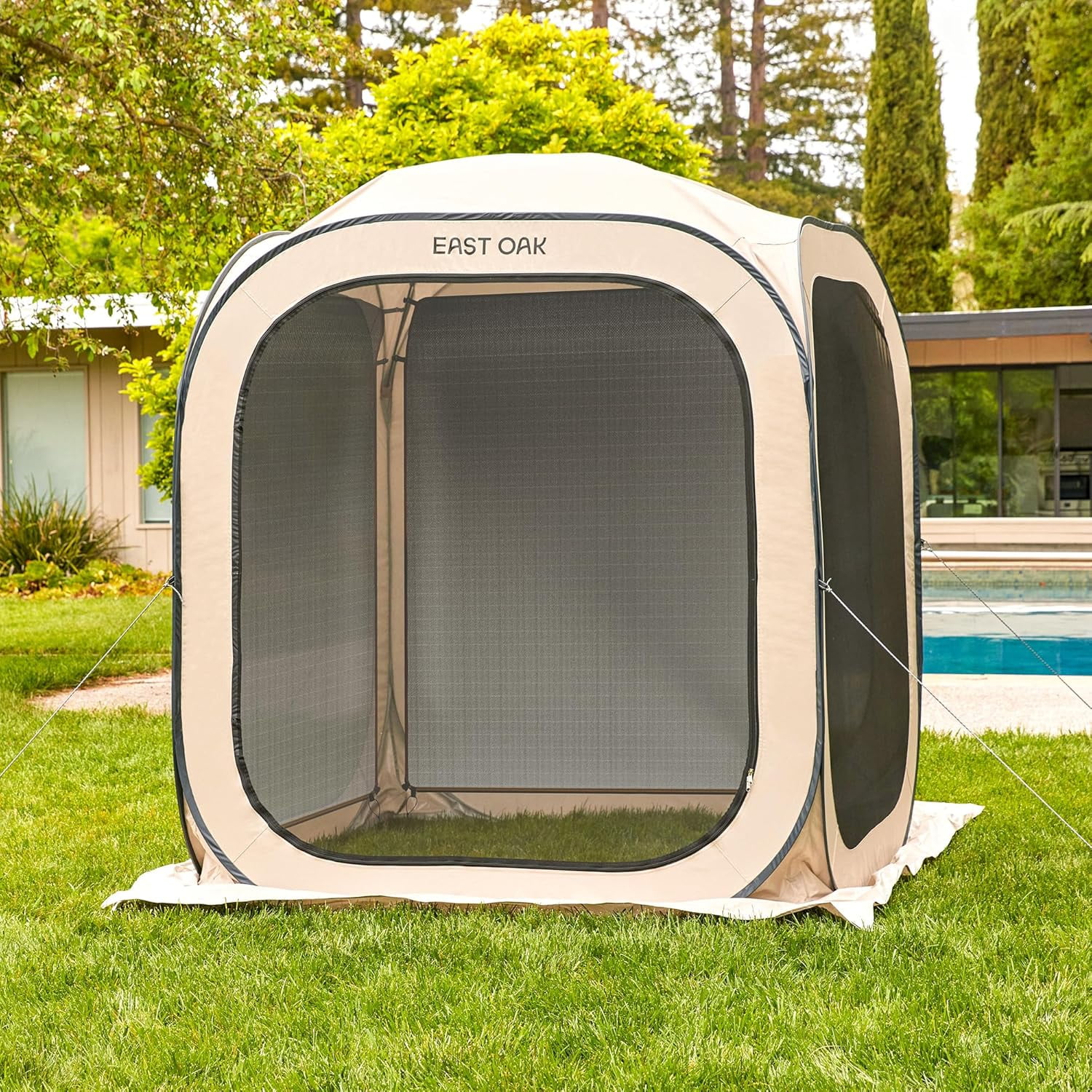EAST OAK Sun Shade Sails 6*6 ft, 2 pieces