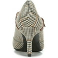 thumbnail image 3 of LifeStride Women's Sandrine Pump 8.5 Toffee Beige Plaid, 3 of 3