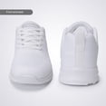 thumbnail image 4 of Ablanczoom Women Casual Sneakers Walking Shoes Lace-up Comfortable Non-Slip Lightweight Breathable Mesh Sports Tennis Running Shoes, 4 of 6