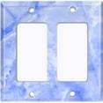 thumbnail image 6 of Metal Light Switch Plate Outlet Cover (Image of Marble Blue MAR011), 6 of 13