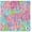 B, variant on Printed Adhesive Floral Color Pattern 12 x 12 inch Sheet (A)