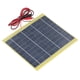 thumbnail image 2 of Panel Solar Material de polisilicio baja eficiencia lumínica cargador Solar portátil ligero para cargar batería de 12V 5W 18V, 2 of 8